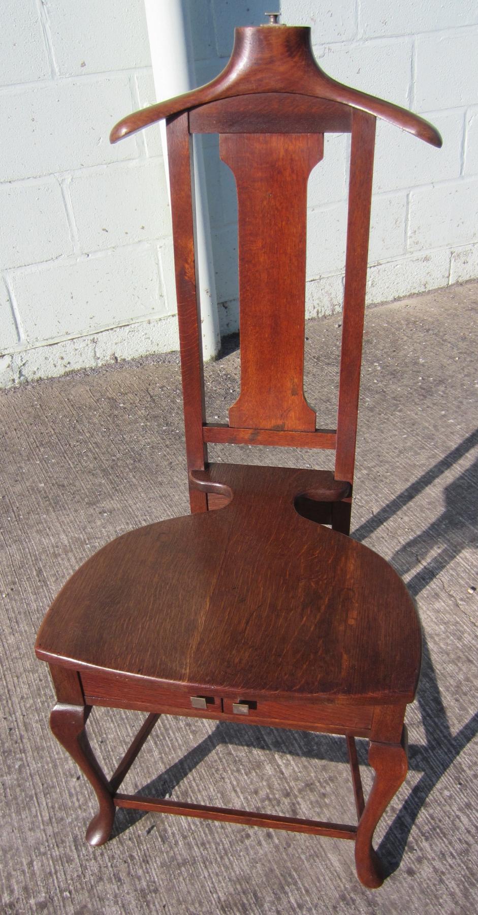 Antique valet chair sales